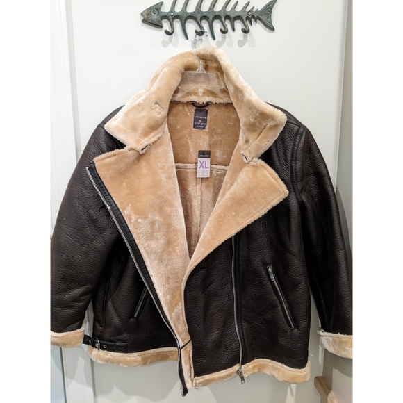 Primark Jackets & Blazers - Primark faux shearling jacket